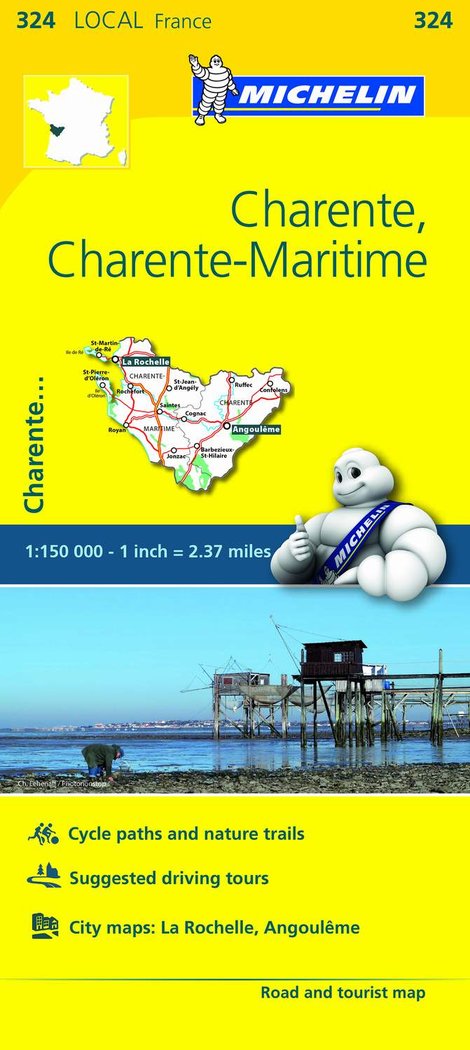 Mapa Local Charente, Charente-Maritime, de Varios autores | portada del libro