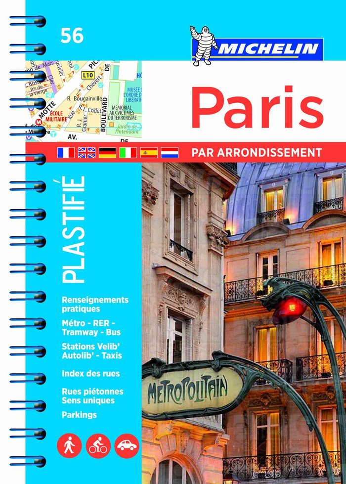 Plano Paris par Arrondissement plastifié, de Varios autores | portada del libro
