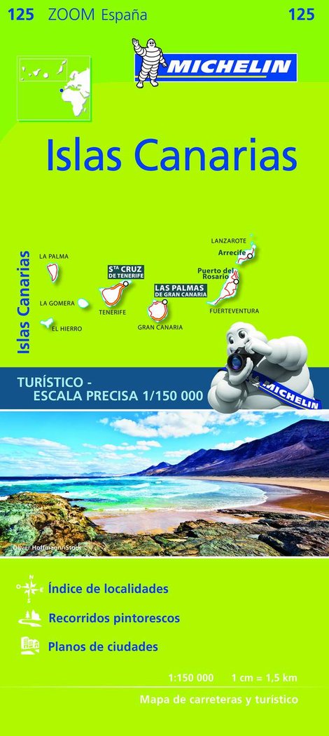 Mapa Zoom Islas Canarias, de Varios autores | portada del libro