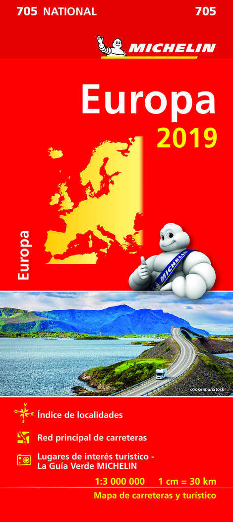 Mapa National Europa, de Varios autores | portada del libro