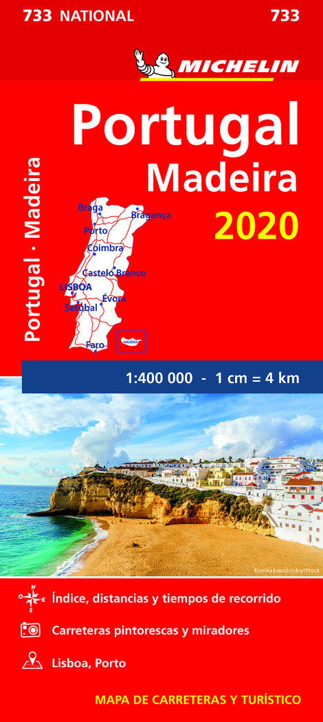 Mapa National Portugal, Madeira 2020, de Varios autores | portada del libro