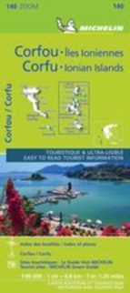 Corfu & the Ionian Islands - Michelin Zoom Map 140, de Varios autores | portada del libro