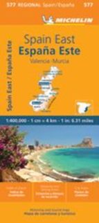 Spain East, Valencia, Murcia - Michelin Regional Map 577, de Varios autores | portada del libro