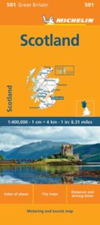 Scotland - Michelin Regional Map 501, de Varios autores | portada del libro