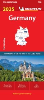 Germany 2025 - Michelin National Map 718, de MICHELIN | portada del libro