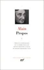 PROPOS T1, de Alain | portada del libro
