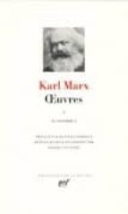 OEUVRES T1, de Karl Marx | portada del libro