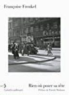 RIEN OU POSER SA TETE, de Françoise Frenkel | portada del libro