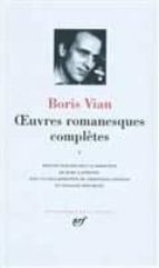 OEUVRES ROMANESQUES COMPLETES T1, de Boris Vian | portada del libro