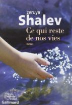 CE QUI RESTE DE NOS VIES, de Zeruya Shalev | portada del libro
