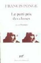 LE PARTI PRIS DES CHOSES, de Francis Ponge | portada del libro