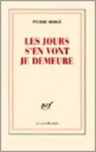 JOURS VONT JE DEMEURE, de BERGE | portada del libro
