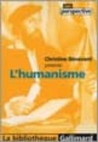 L'HUMANISME, de CHRISTINE BENEVENT | portada del libro