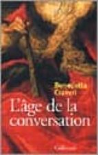 L'AGE DE LA CONVERSATION, de Benedetta Craveri | portada del libro