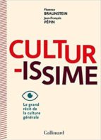 Culturissime, de Florence Braunstein | portada del libro