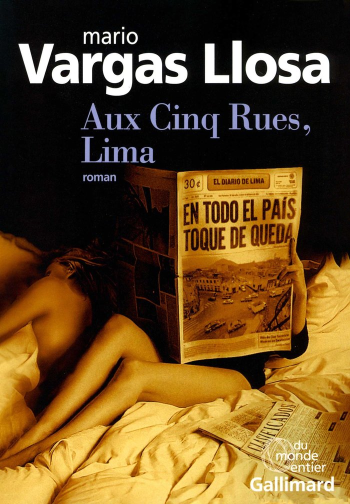 Aux Cinq Rues, Lima, de Mario Vargas Llosa | portada del libro