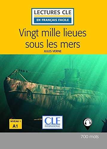 VINGT MILLE LIEUES SOUS LES MERS NIVEAU 1/A1, de VERNE, JULES | portada del libro