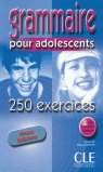 DEBUTANT. GRAMMAIRE POUR ADOLESCENTS. 250 EXERCICES ( CORRIGES), de BIE | portada del libro
