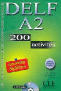 (LIVRE + CD) DELF A2. 200 ACTIVITES | portada del libro