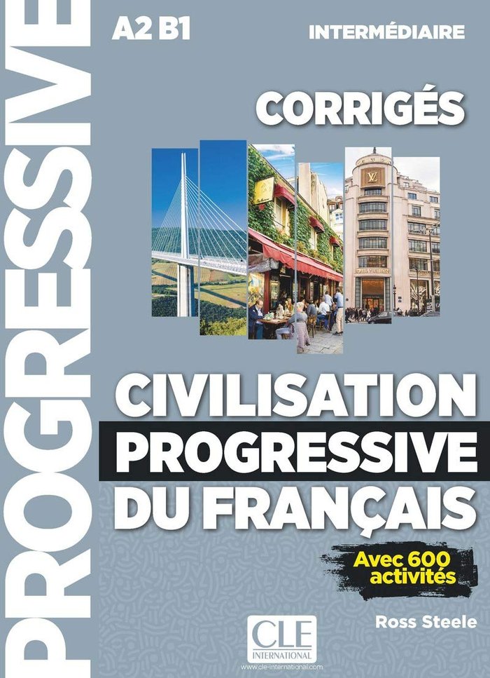 (CORRIGES) CIVILISATION PROGRESSIVE DU FRANÇAIS (INTERMEDIAIRE), de VVAA | portada del libro