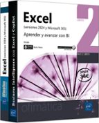 EXCEL (VERSIONES 2024 Y MICROSOFT 365) - PACK DE 2 LIBROS: APRENDER Y AVANZAR CO, de Varios autores | portada del libro
