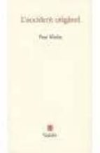 L ACCIDENT ORIGINEL, de Paul Virilio | portada del libro