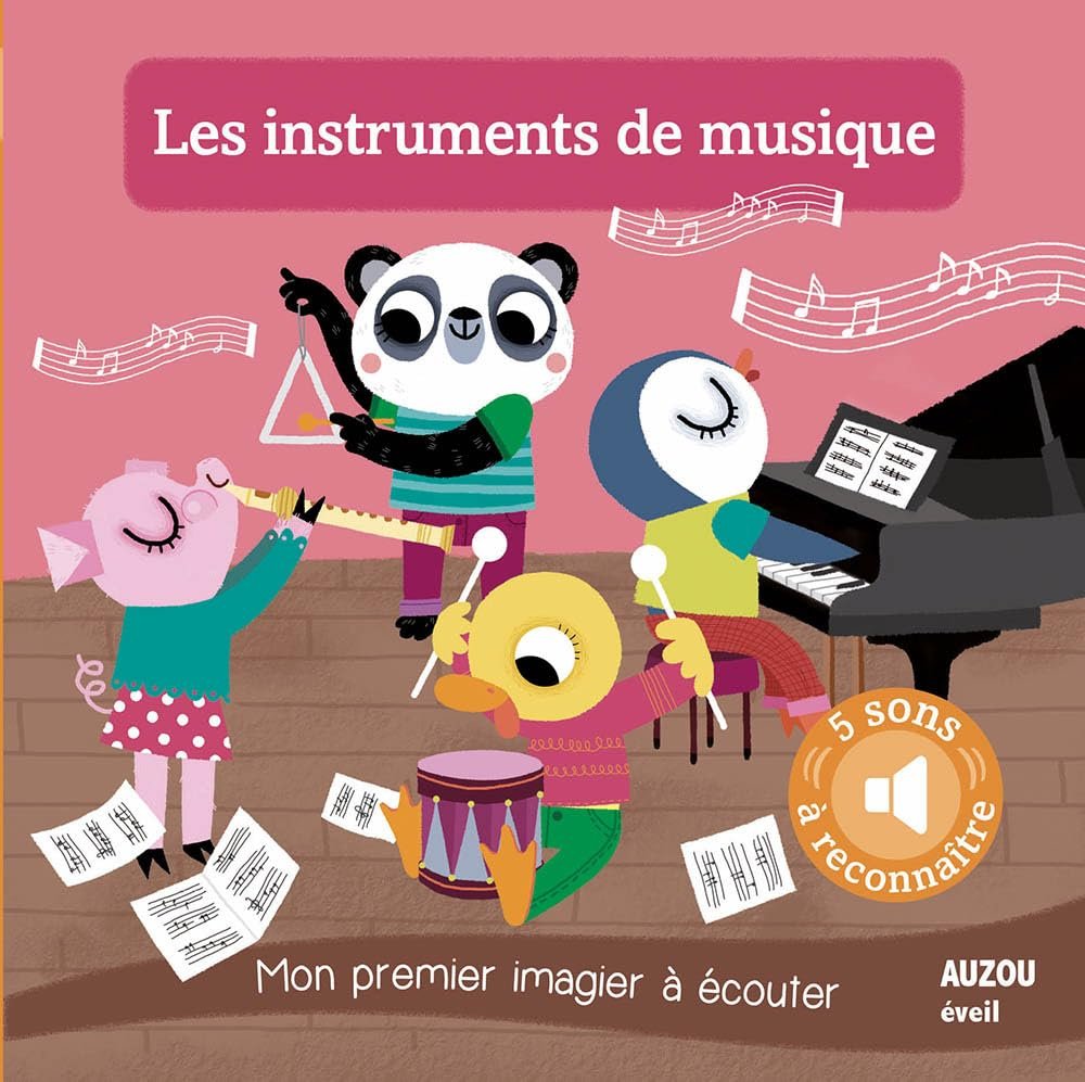 LES INSTRUMENTS DE MUSIQUE.AUZOU, de AA.VV. | portada del libro