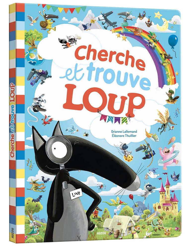 CHERCHE ET TROUVE LOUP | portada del libro