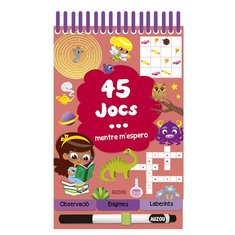 45 jocs mentre m'espero, de Potard, Céline | portada del libro