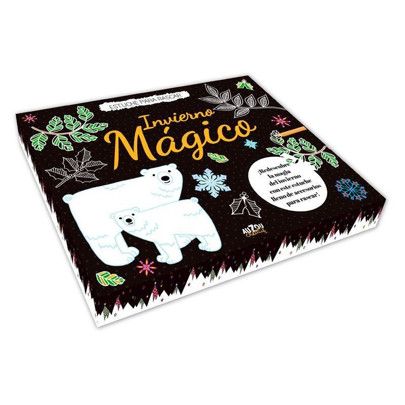 ESTUCHE PARA RASCAR INVIERNO MAGICO, de AA.VV. | portada del libro
