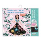VESTIDOS RASCAR Y DECORAR CON PURPURINA. ESTUCHE DE ARTISTA, de Varios autores | portada del libro