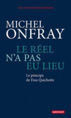 LE REEL N'A PAS EU LIEU, de Michel Onfray | portada del libro