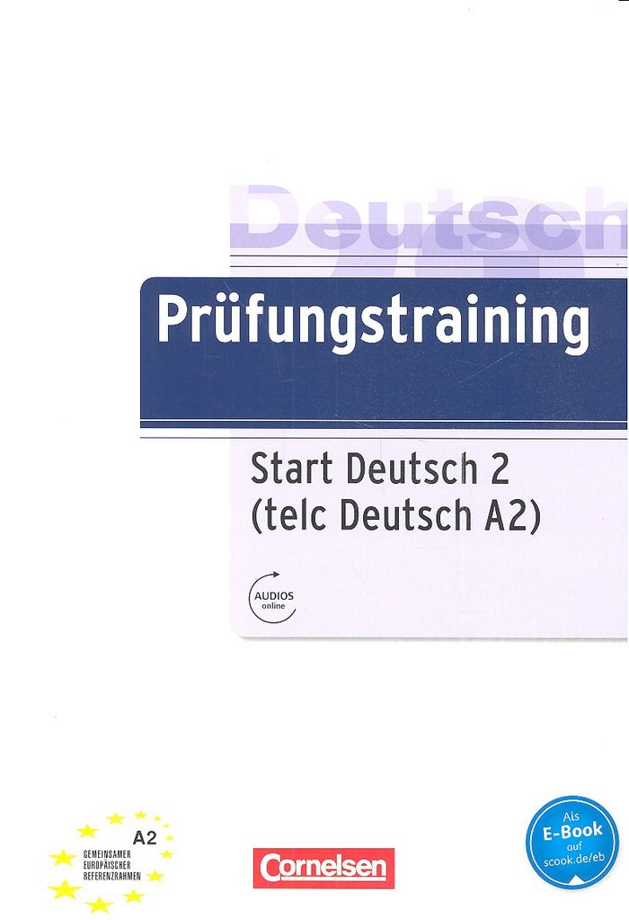 PRUFUNGSTRAINING TELC DEUTSCH A2, de CORNELSEN VERLAG GMBH 6 CO. | portada del libro