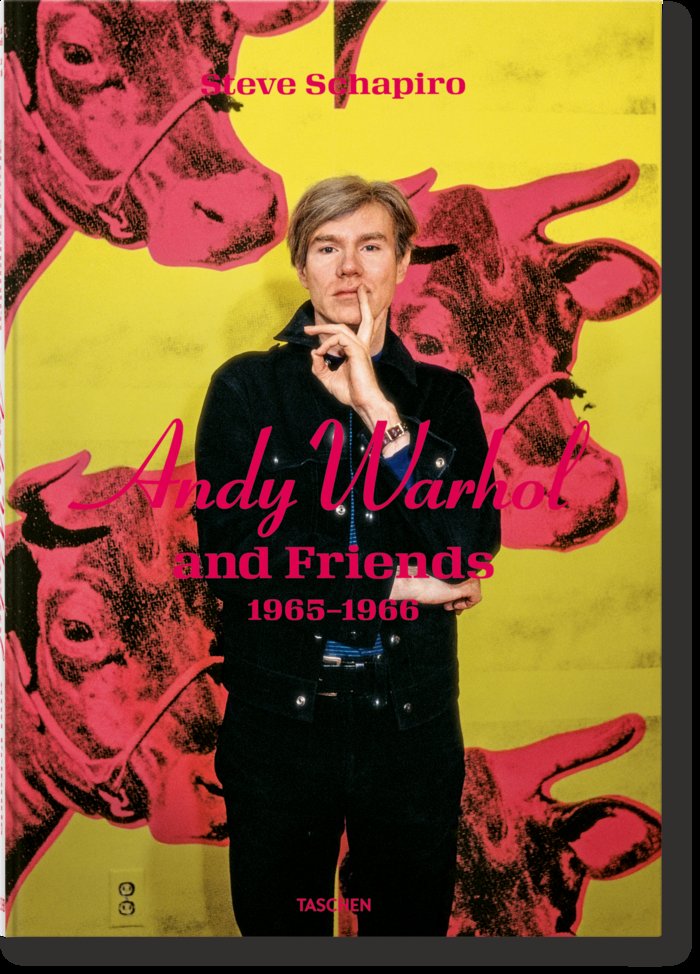 STEVE SCHAPIRO. ANDY WARHOL AND FRIENDS | portada del libro