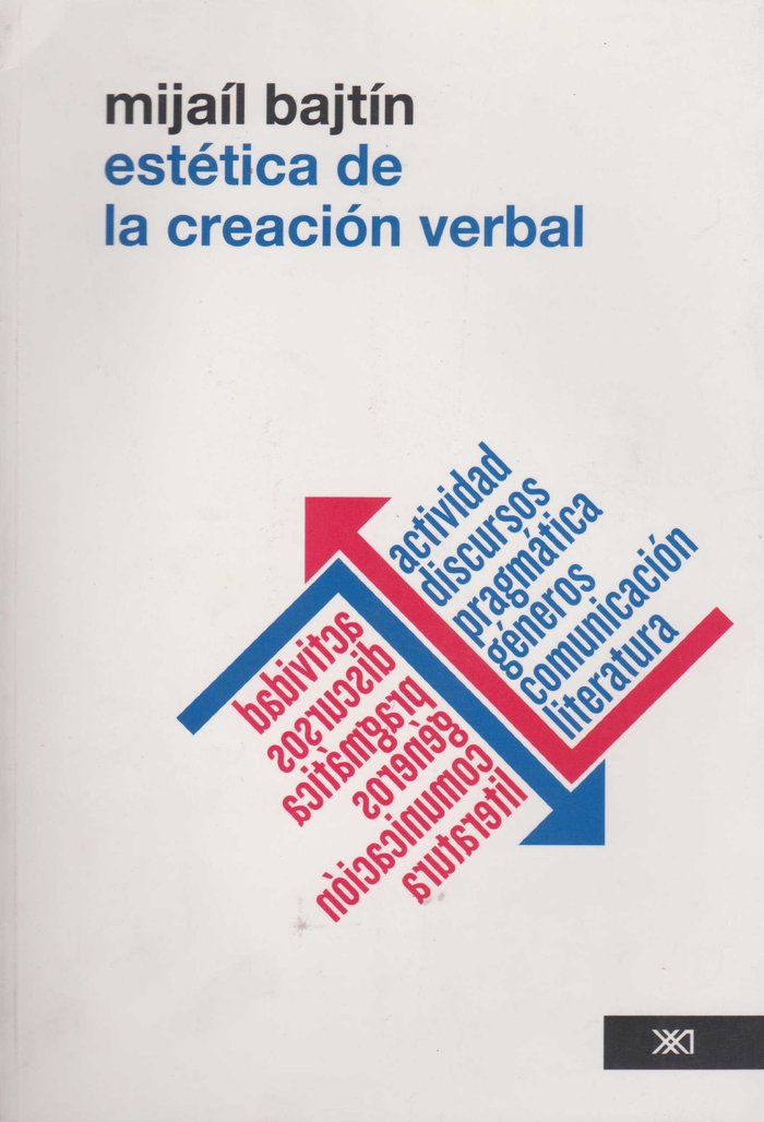 ESTETICA DE LA CREACION VERBAL, de BAJTIN | portada del libro