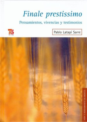 FINALE PRESTISSIMO, de LATAPI SARRE, PABLO | portada del libro