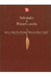 SOLEDADES Y PRIMERO SUEÑO, de GONGORA Y ARGOTE | portada del libro