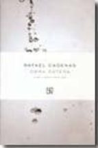 OBRA ENTERA, de Rafael Cadenas | portada del libro