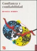 CONFIANZA Y CONFIABILIDAD, de RUSSELL HARDIN | portada del libro