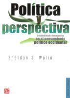 Pol¡tica y perspectiva, de S. BOLIN | portada del libro