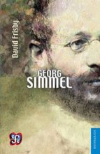 GEORG SIMMEL, de David Frisby | portada del libro