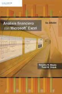 ANALISIS FINANCIERO CON MICROSOFT EXCEL, de MAYES | portada del libro