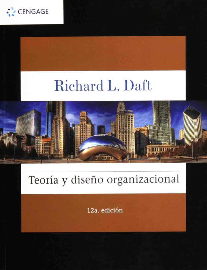 TEORIA Y DISEÑO ORGANIZACIONAL, de DAFT | portada del libro