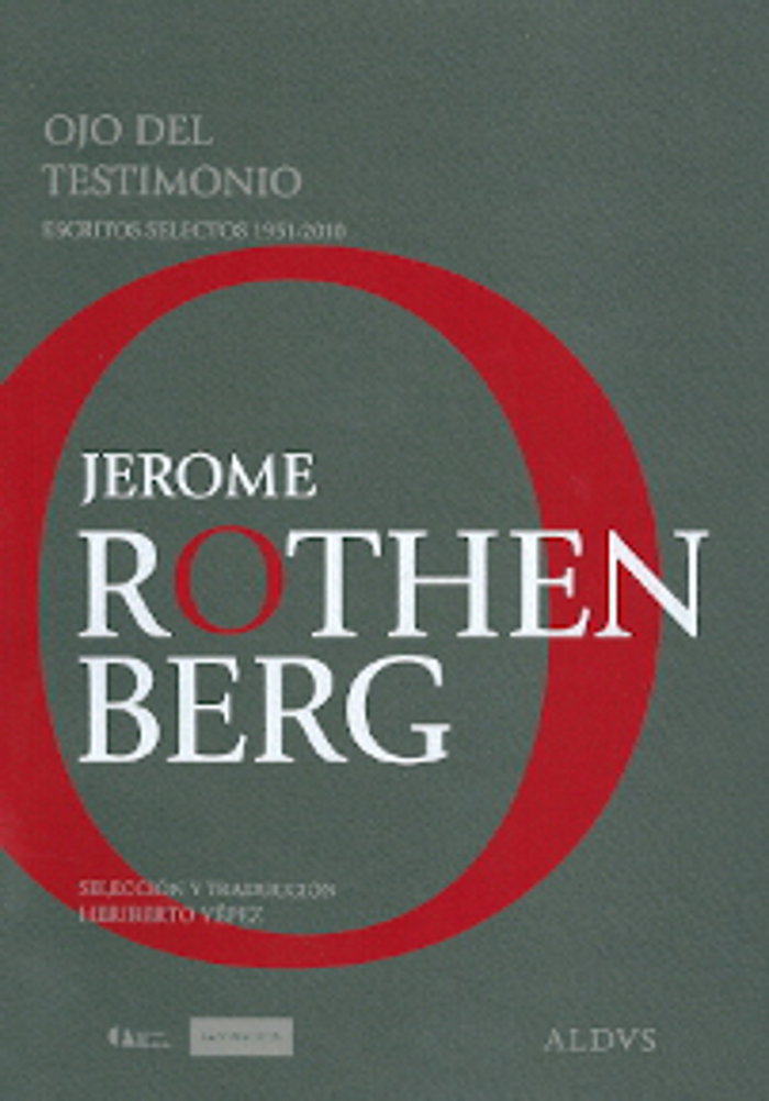 OJO DEL TESTIMONIO, de JEROME ROTHENBERG | portada del libro