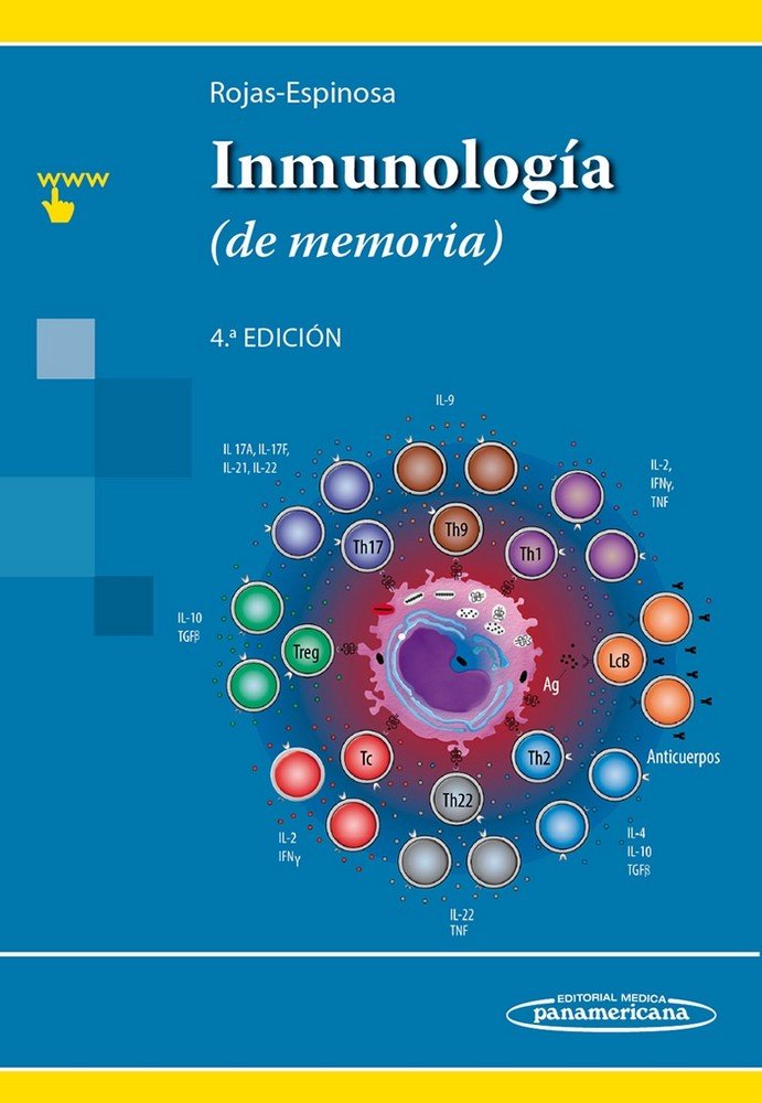 ROJAS:InmunologÆa (de memoria) 4Ed., de ROJAS-ESPINOSA, OSCAR | portada del libro