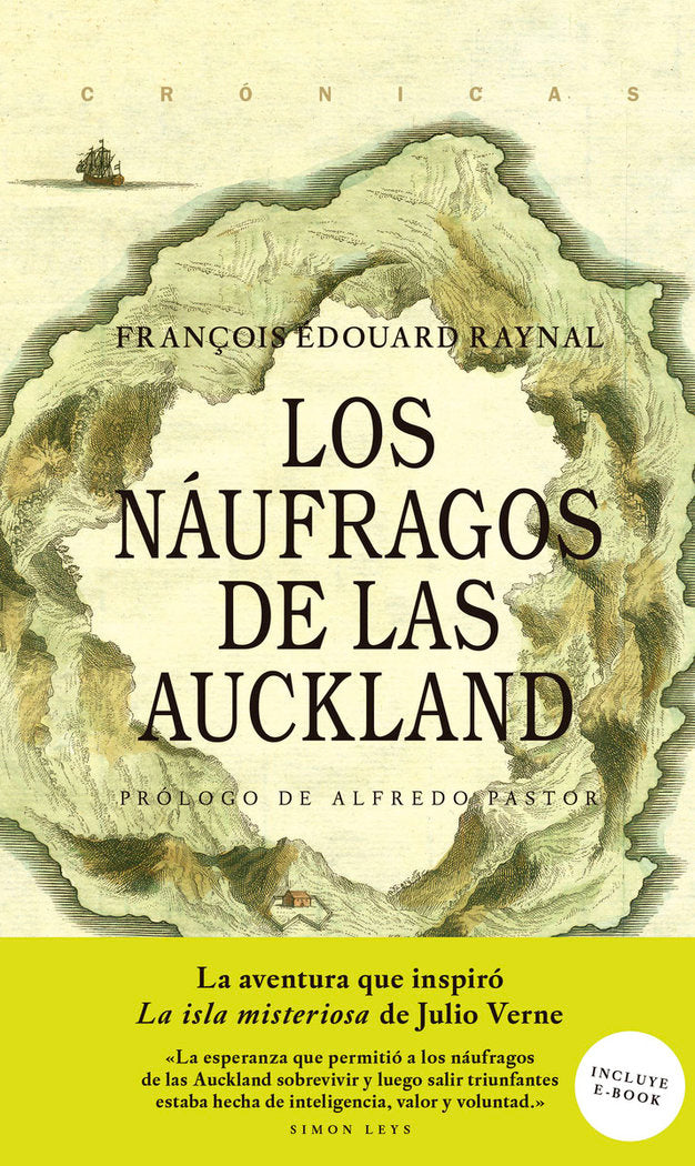LOS NáUFRAGOS DE LAS AUKLAND, de FRANçOIS EDOUARD RAYNAL | portada del libro