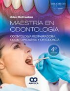 MAESTRIA EN ODONTOLOGIA ODONTOLOGIA RESTAURADORA, ODONTOPED, de GILES MCCRACKEN | portada del libro