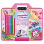 UNICORNIOS Y AMIGOS ("CALEIDOSCOPIO PARA PINTAR"), de Varios autores | portada del libro
