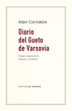 DIARIO DEL GUETO DE VARSOVIA, de Adam Czerniaków | portada del libro