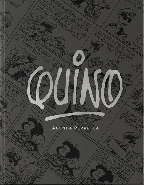 Quino agenda perpetua negra, de QUINO | portada del libro